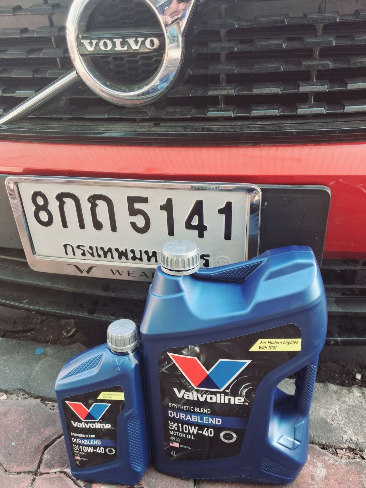 เปลี่ยนถ่ายน้ำมันเครื่อง Volvo